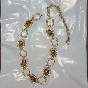 **SOLD**Chain Belt Gold-tone and Metal
